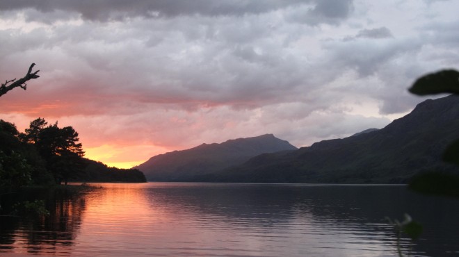 Sunset on Loch Maree